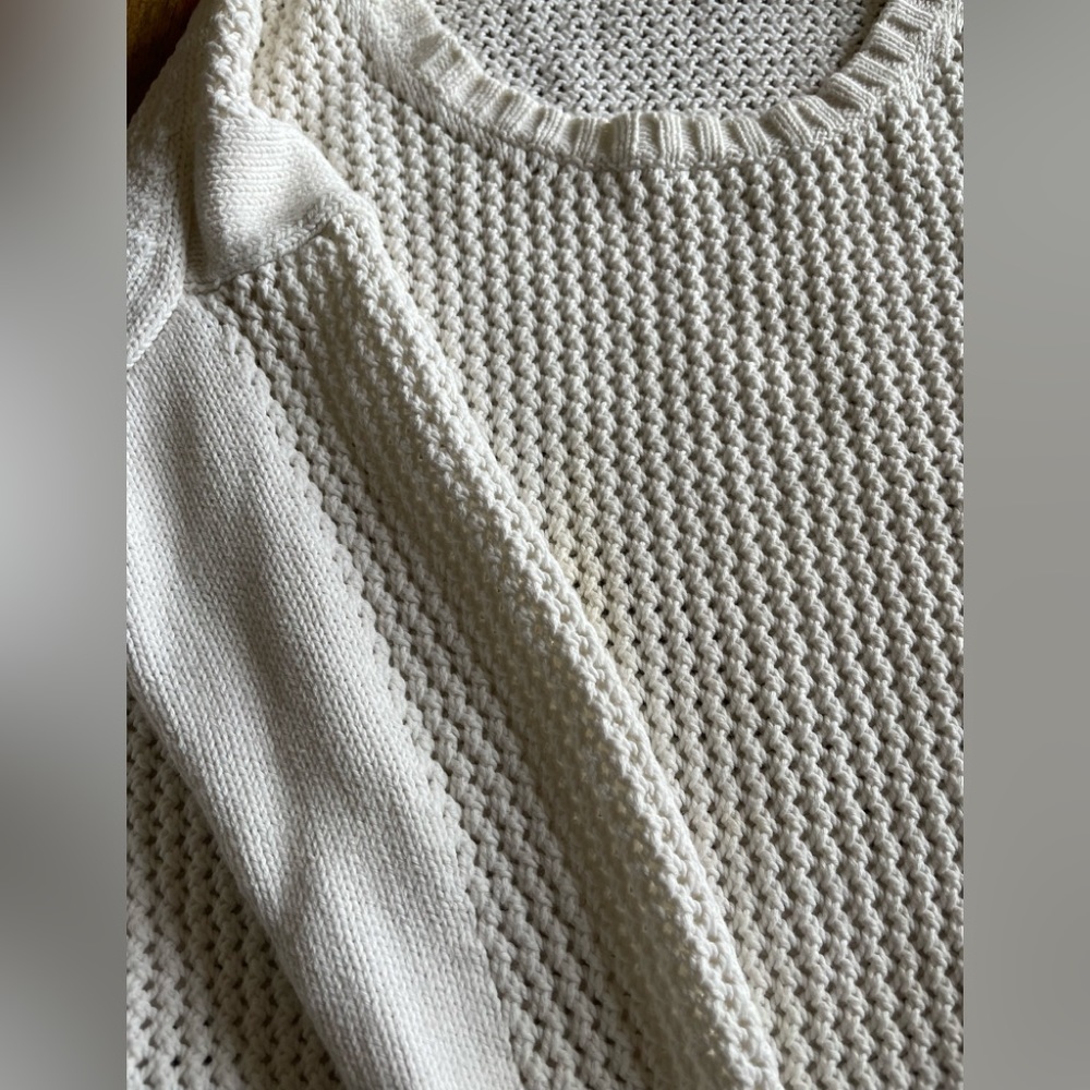 J. Crew Lightweight White Sweater, Size XXS